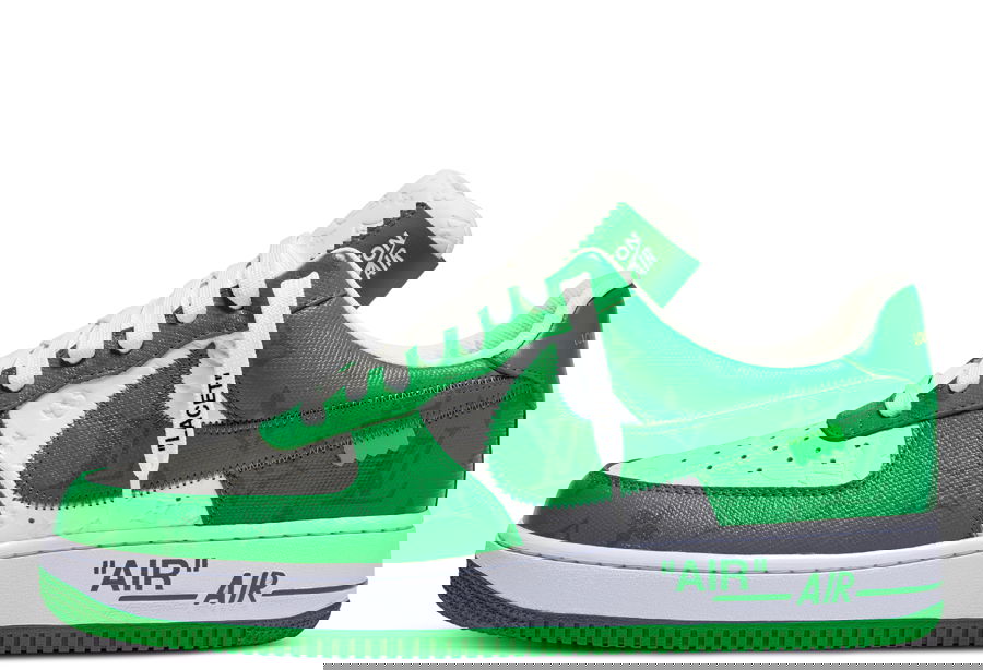 Кецове и обувки Nike Louis Vuitton By Virgil Abloh x Air Force 1 Low "White Green" Зелено | TBC-NXLV White Green, 1