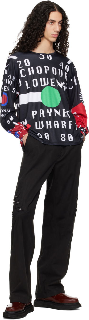 Тениска Chopova Lowena Chopova Lowena CL Speedometer Oversized Jersey T-shirt Многоцветен | 2405, 3