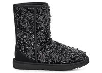Short Chunky Sequin Boot