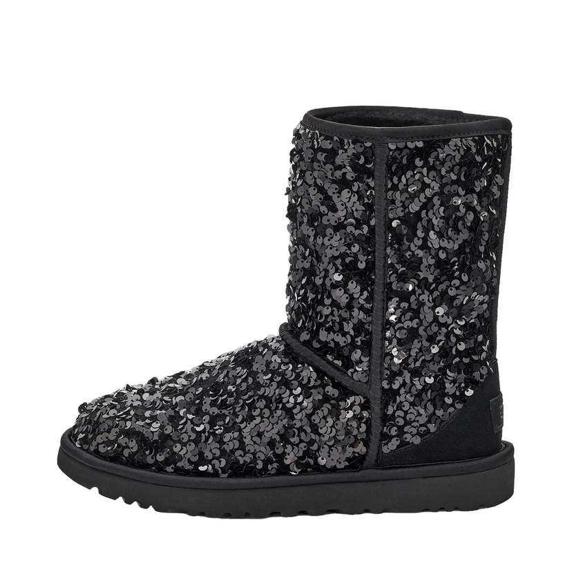 Кецове и обувки UGG Short Chunky Sequin Boot Черно | 1130650-BLK