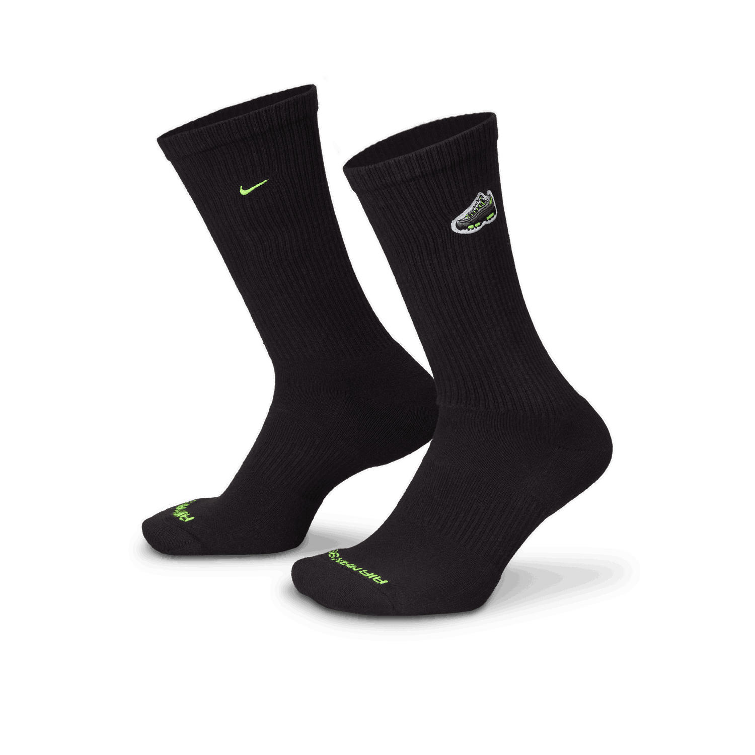 Чорапи Nike Everyday Cushioned Mid Socks Черно | HJ9389-010, 1