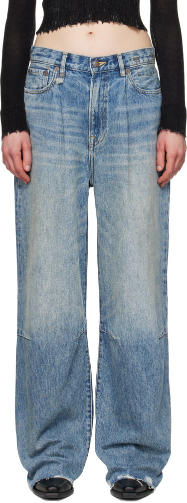 Дънки R13 R13 Wayne Articulated Knee Jeans Синьо | R13WD146-D149C, 0