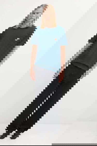 Тениска Carhartt WIP Short Sleeve Pocket T-Shirt Тюркоазено | I030434.0AUXX, 4