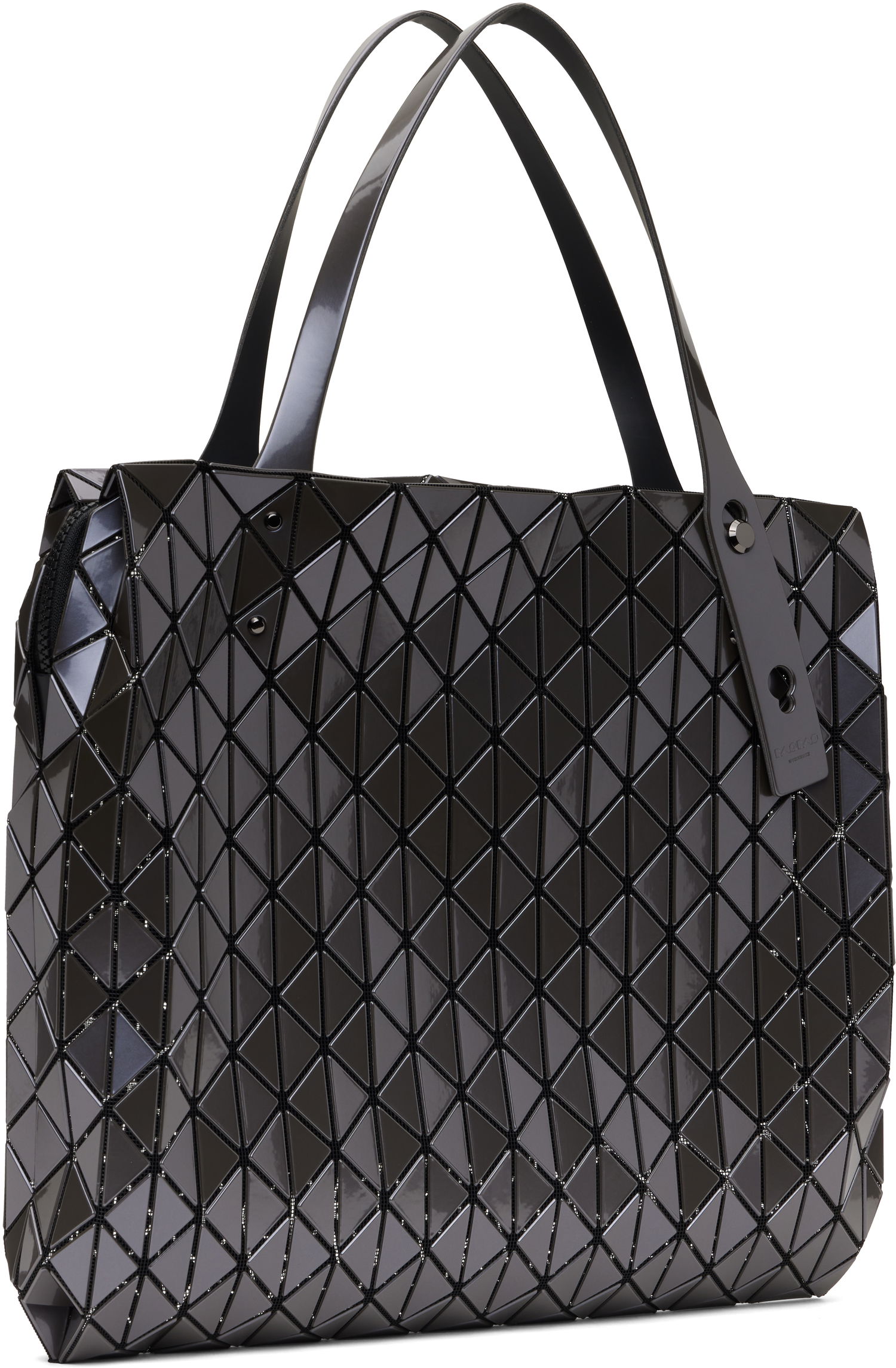 Голяма пазарска чанта BAO BAO ISSEY MIYAKE BAO BAO ISSEY MIYAKE Row Metallic Tote Bag Черно | BB56AG462, 1