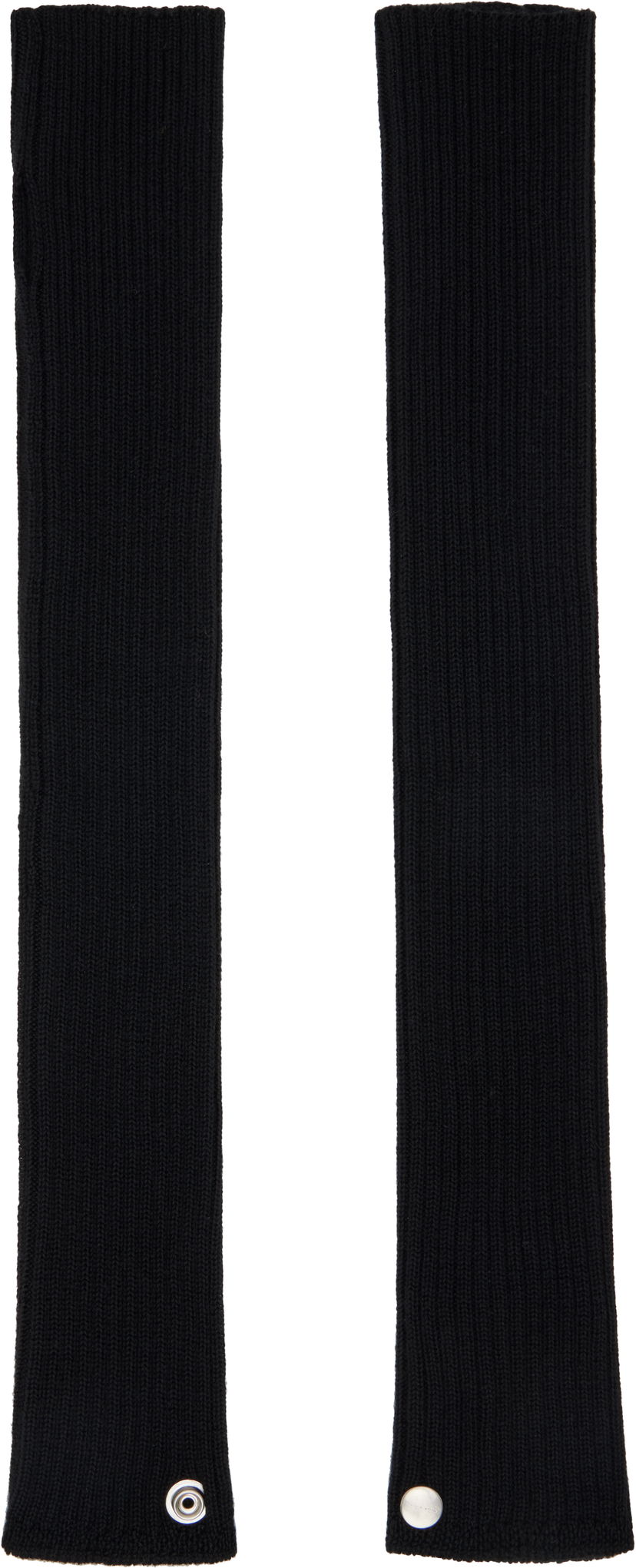 Ръкавици Rick Owens Rick Owens Concordians Rasato Knit Arm Warmers Черно | RU02E1488 WS
