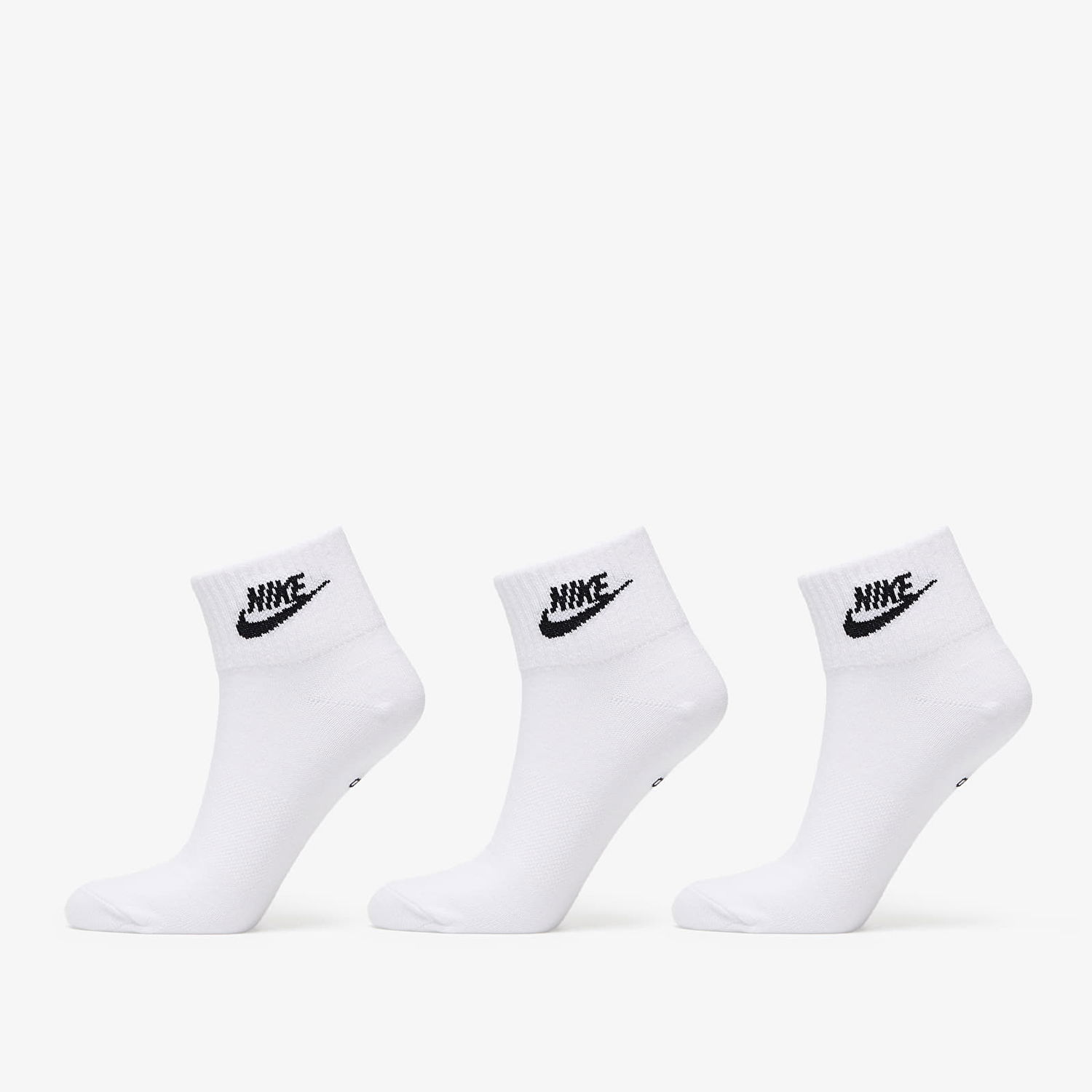 Бельо и чорапи Nike Ankle Socks 3-Pack Бяло | DX5074-101, 0