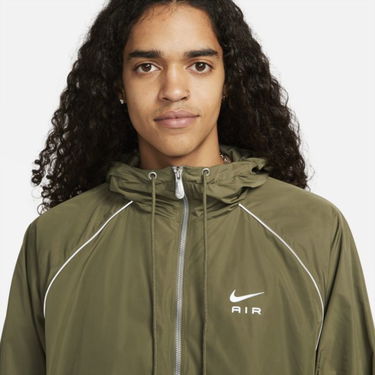 Ветровка Nike Air Full-Zip Hooded Woven Jacket Зелено | DQ4213-222, 1