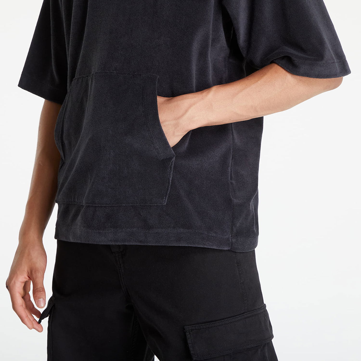 Тениска Nike NSW Hbr-S Short Sleeve Top Черно | DM5062-010, 1