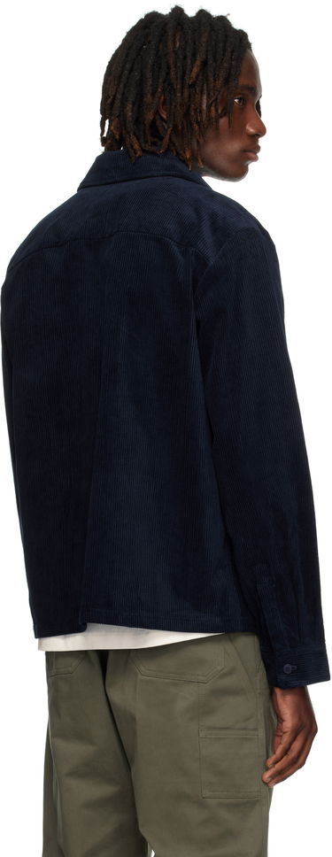 Риза A.P.C. Leon Corduroy Overshirt Тъмно синьо | COHBB-H32019, 2