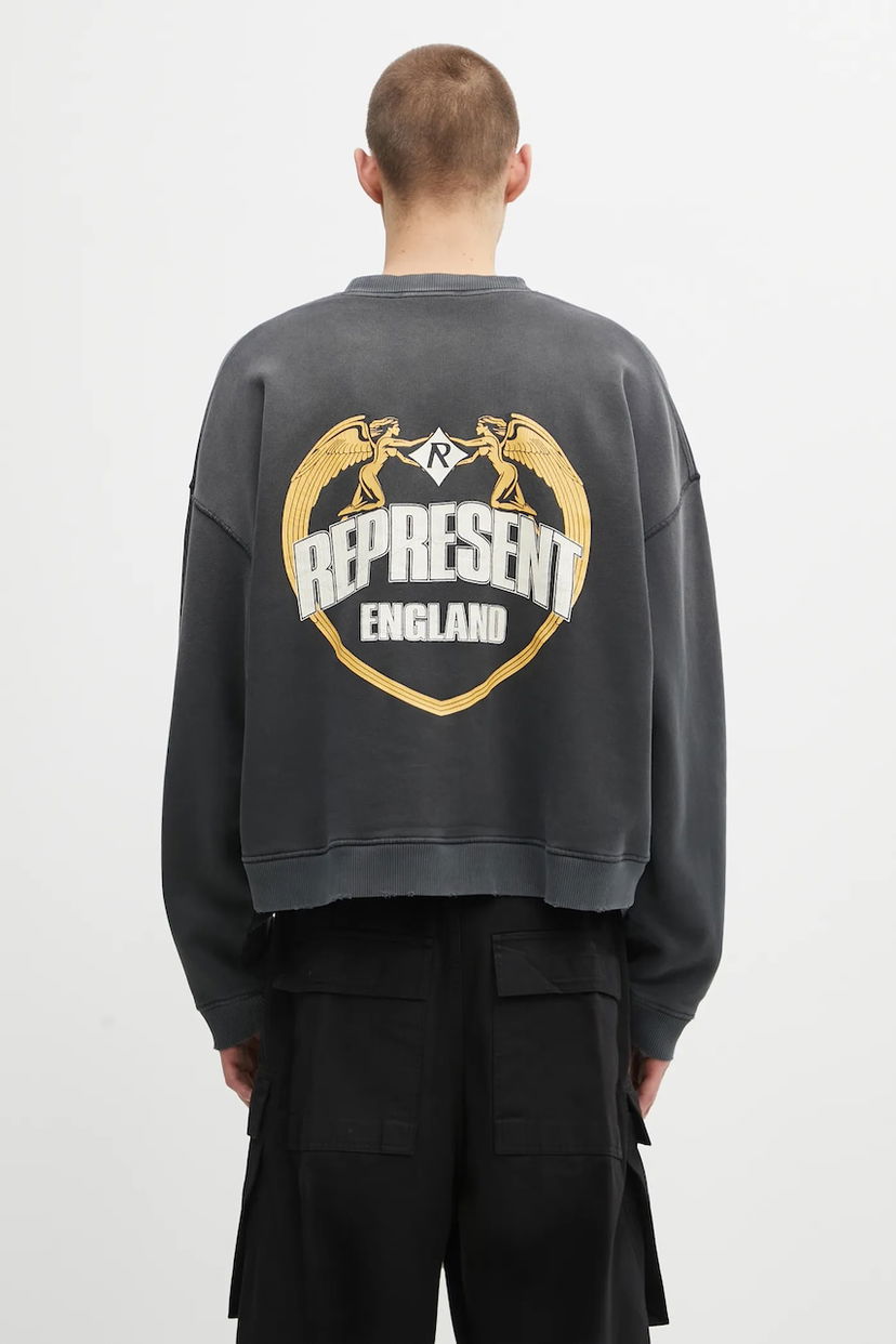 Суитчър Represent Clo Represent Angel Border Graphic Sweatshirt Сиво | MLM100367