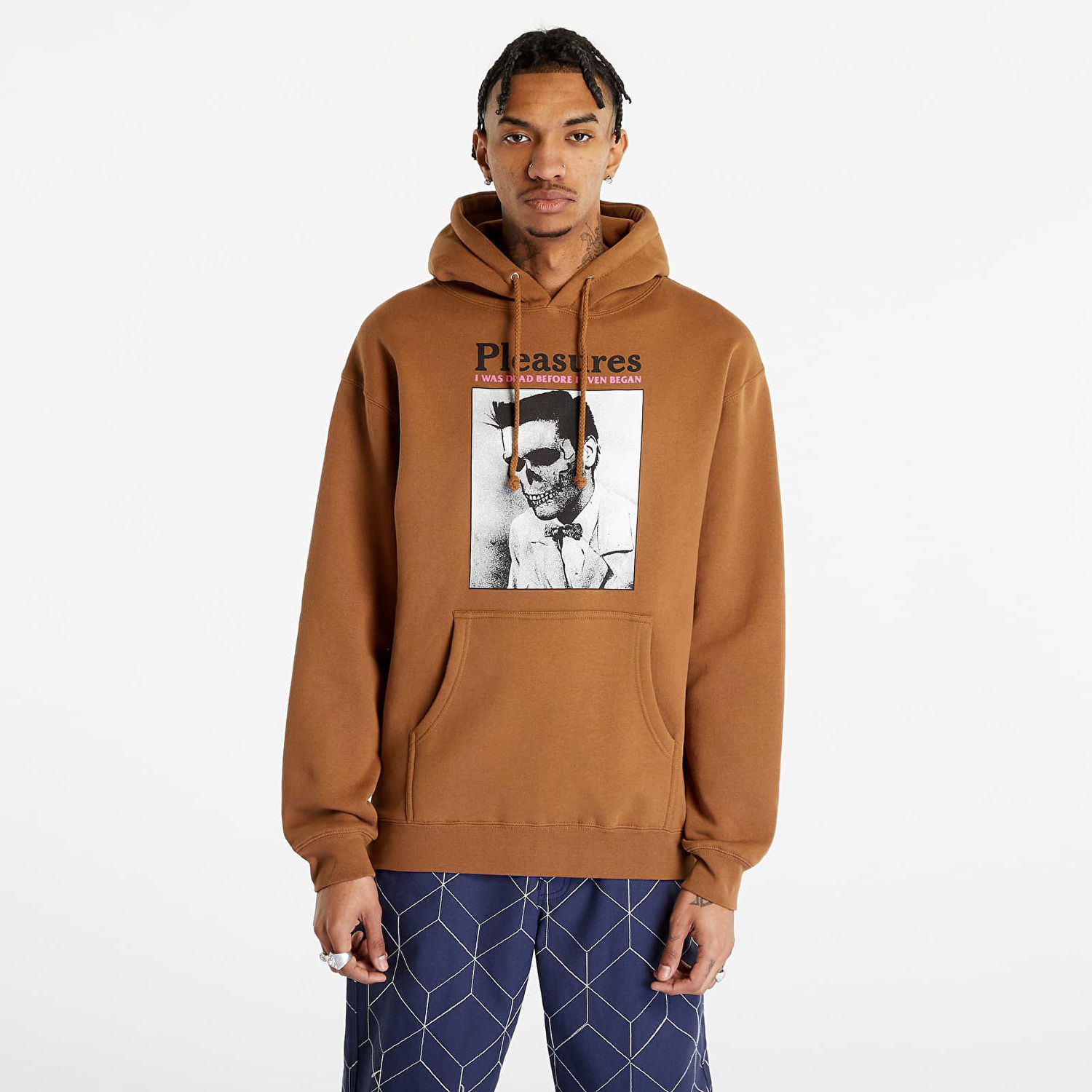 Суитчър Pleasures Dead Hoodie Кафяво | P23SP073 CARAMEL, 0