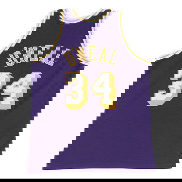 Фланелка Mitchell & Ness LA Lakers 1996-97 Shaquille O'Neal Reversed Fleece Swingman Jersey Лилаво | SMJYBW18064-LALPURP97SON, 0