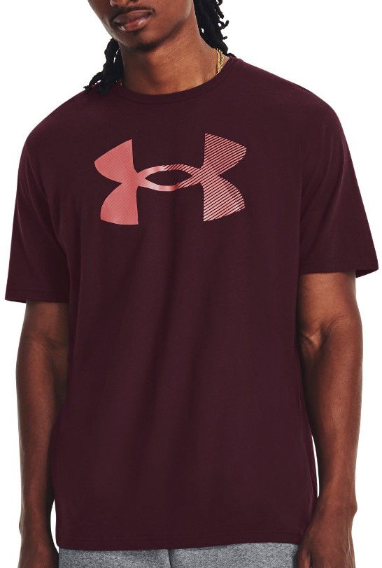 Тениска Under Armour Logo Fill Tee Бургунди | 1379451-600, 0