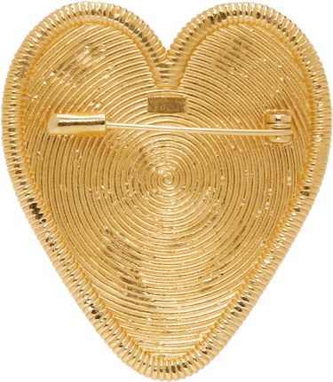 Значка Valentino Valentino Garavani Fil Perdu Gold-Tone Heart Brooch Металик | 6W0J0Z95MET, 1