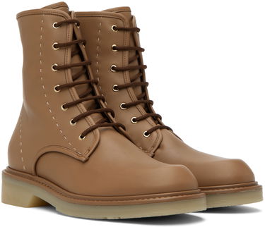 Облекло Max Mara Max Mara Urban Combat Boots Кафяво | 2347960137600 MM81246, 3