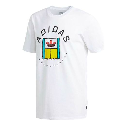 Тениска adidas Originals Originals Funny Logo T-Shirt Бяло | DT8111