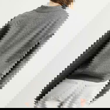 Поло тениска Samsoe Samsoe Sadory Long Sleeve Polo Top Сиво | F25400107-CLR001804, 3