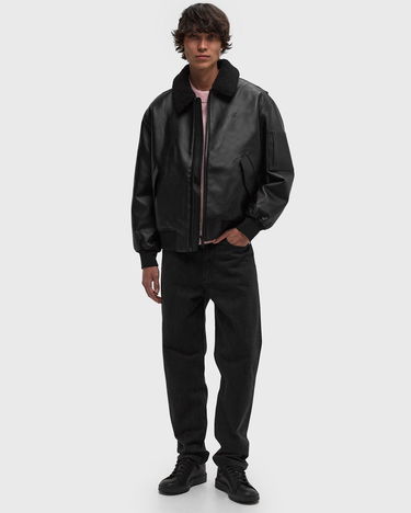 Яке бомбър CALVIN KLEIN Calvin Klein Jeans Faux Leather Aviator Bomber Jacket Черно | J30J326729BEH, 1