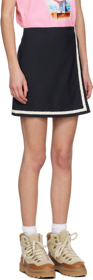Пола MSGM MSGM Mini Skirt Черно | 3841MDD16 257127, 1