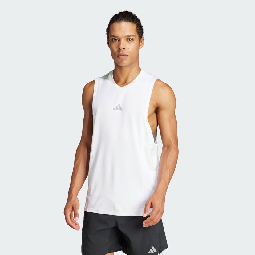 Тениска adidas Performance Designed for Training Workout HEAT.RDY Top Бяло | IS3709