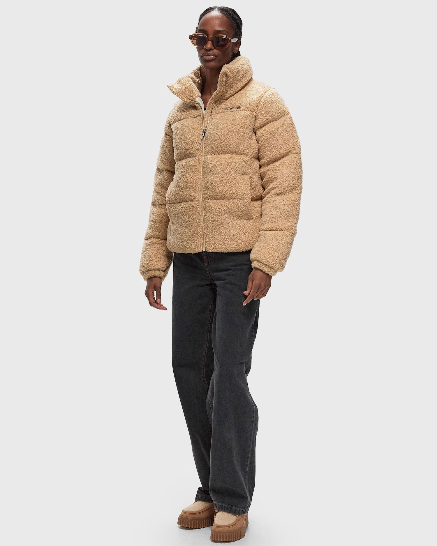 Пухо яке Columbia Puffer Sherpa Jacket Кафяво | 2089231262, 1