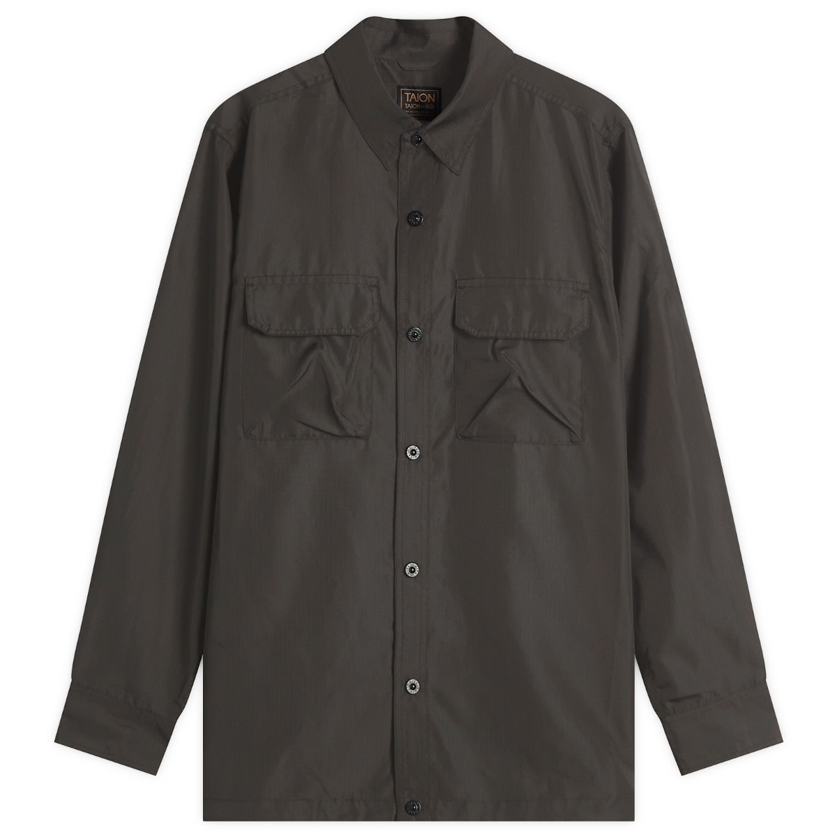 Риза TAION Military Pocket Shirt, Size Large Сиво | TAION-109SHNDML-2-BLK, 1