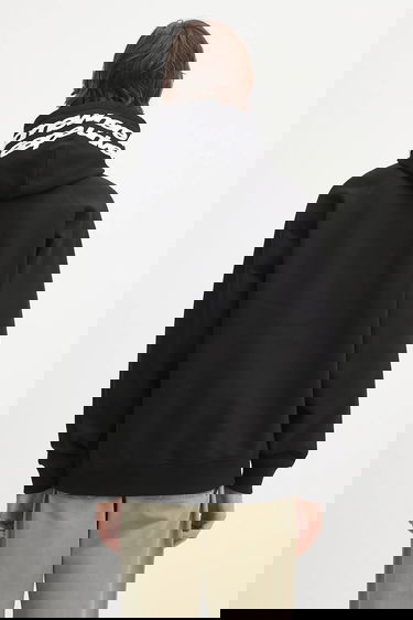 Суитчър AAPE by A Bathing Ape Main Appliqué Hooded Sweatshirt Черно | AAPSWMB357XXN, 2