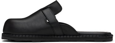 Облекло Moschino Moschino Leather Mule Loafers Черно | 251 MB10152G0M GA0 000, 2