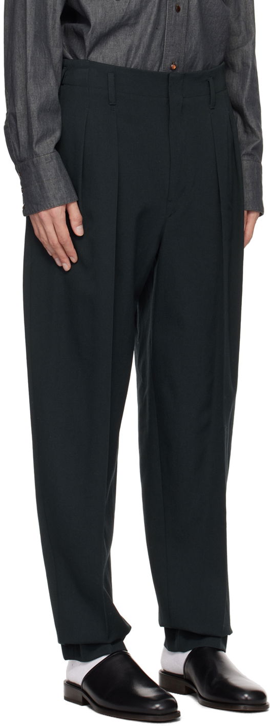 Панталони LEMAIRE Lemaire Tapered Trousers Зелено | PA1042 LF1123, 1