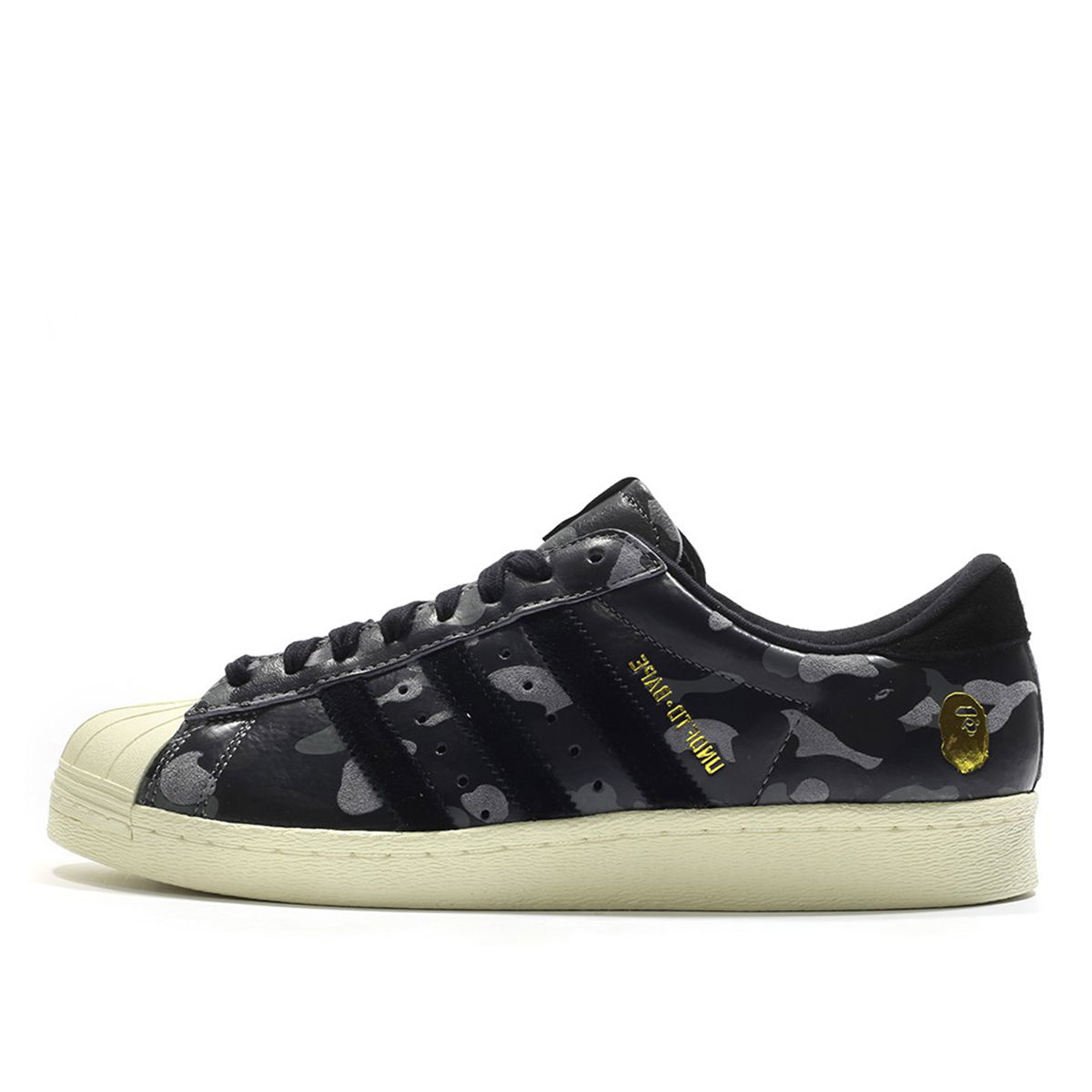 Кецове и обувки adidas Originals Superstar 80s Undefeated Bape Black Camo Черно | S74774, 1