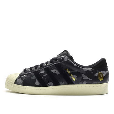 Кецове и обувки adidas Originals Superstar 80s Undefeated Bape Black Camo Черно | S74774, 1