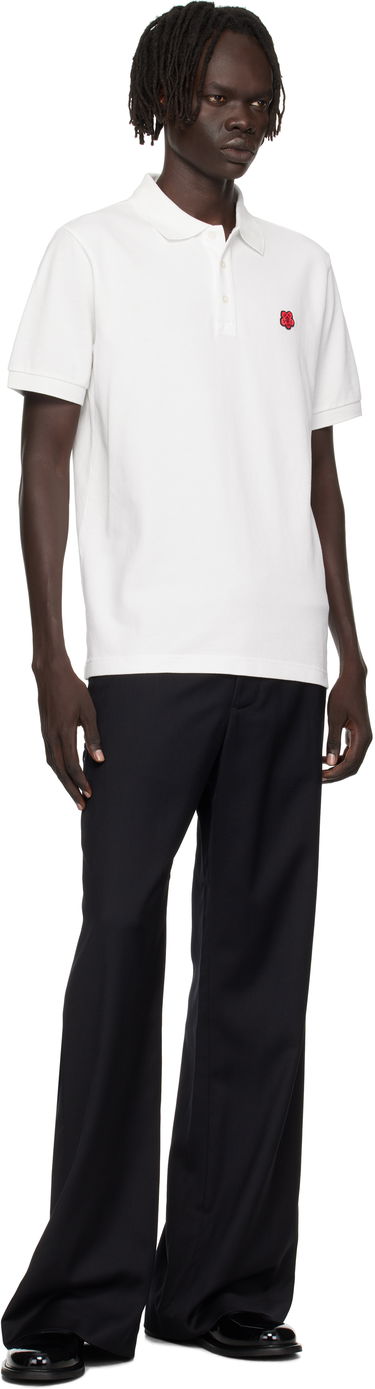 Поло тениска KENZO Kenzo Paris 'Boke Flower' Slim Fit Polo Бяло | FF65PO1534PU, 3