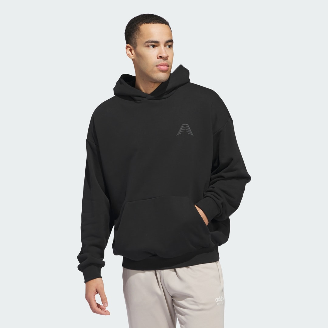 Суитчър adidas Performance Foundation Graphic Hoodie Черно | IU2809, 1