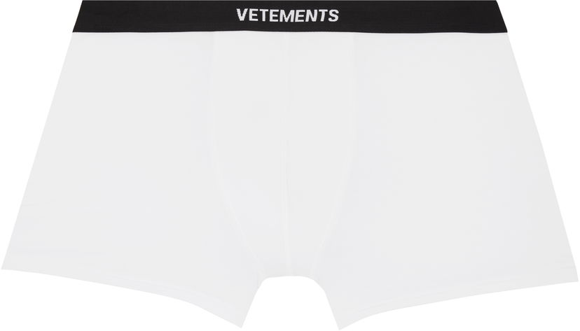Боксерки VETEMENTS Logo Boxer Briefs Бяло | MH76UN400WB