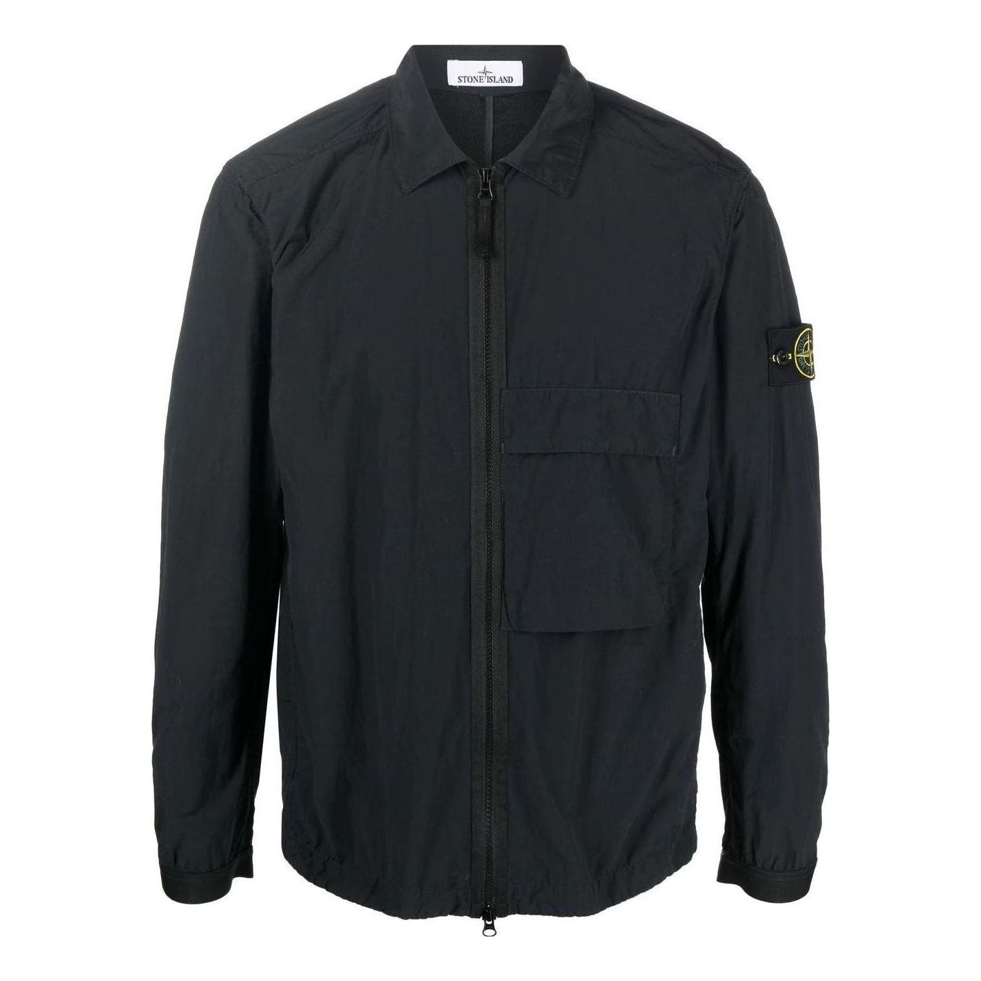 Риза Stone Island Stone Island Light Overshirt With Chest Pocket Черно | 771510303-V0029, 0