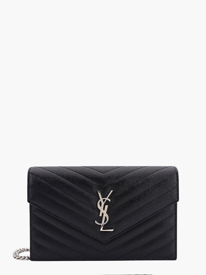 Портфейл Saint Laurent Chain Wallet Черно | 742920BOW021000