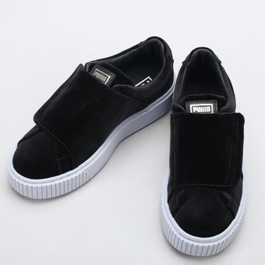 Кецове и обувки Puma Basket Platform StrapVR Wn's Черно | 364068 01, 2
