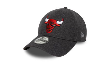 Шапка с козирка New Era NBA Chicago Bulls Melton Wool 9FORTY Cap One Size Сиво | 60758968, 1