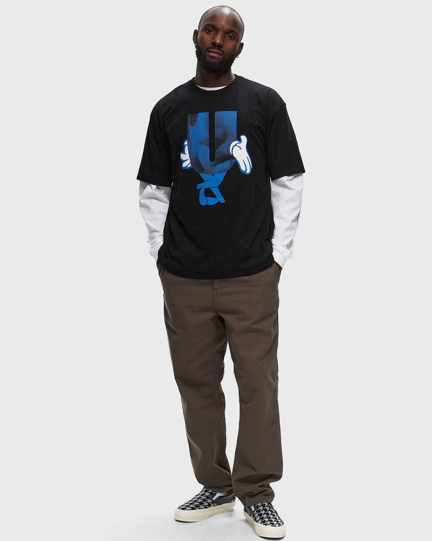 Тениска UNDERCOVER Tee Черно | UC2D3807-BLACK, 1