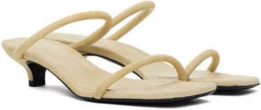 Аксесоари TOTEME TOTEME 'The Minimalist' Heeled Suede Sandals Бежово | 243-WAS2065-LE0045, 3