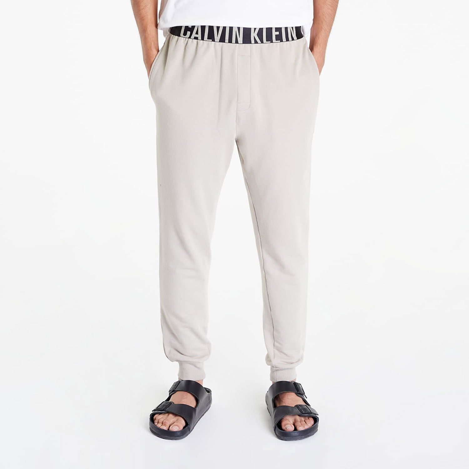 Спортни панталони CALVIN KLEIN Intense Power Lounge Jogger Winter Linen Бежово | NM1961E 5G4, 0