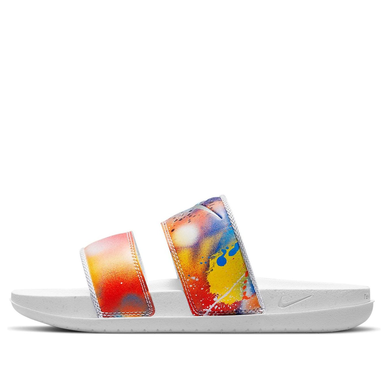 Кецове и обувки Nike Offcourt Duo Slide Paint Splatter Бяло | DJ4282-901, 0