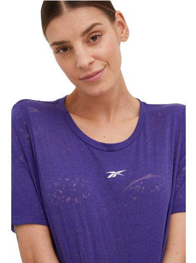 Тениска Reebok Burnout Tee Лилаво | HI4056