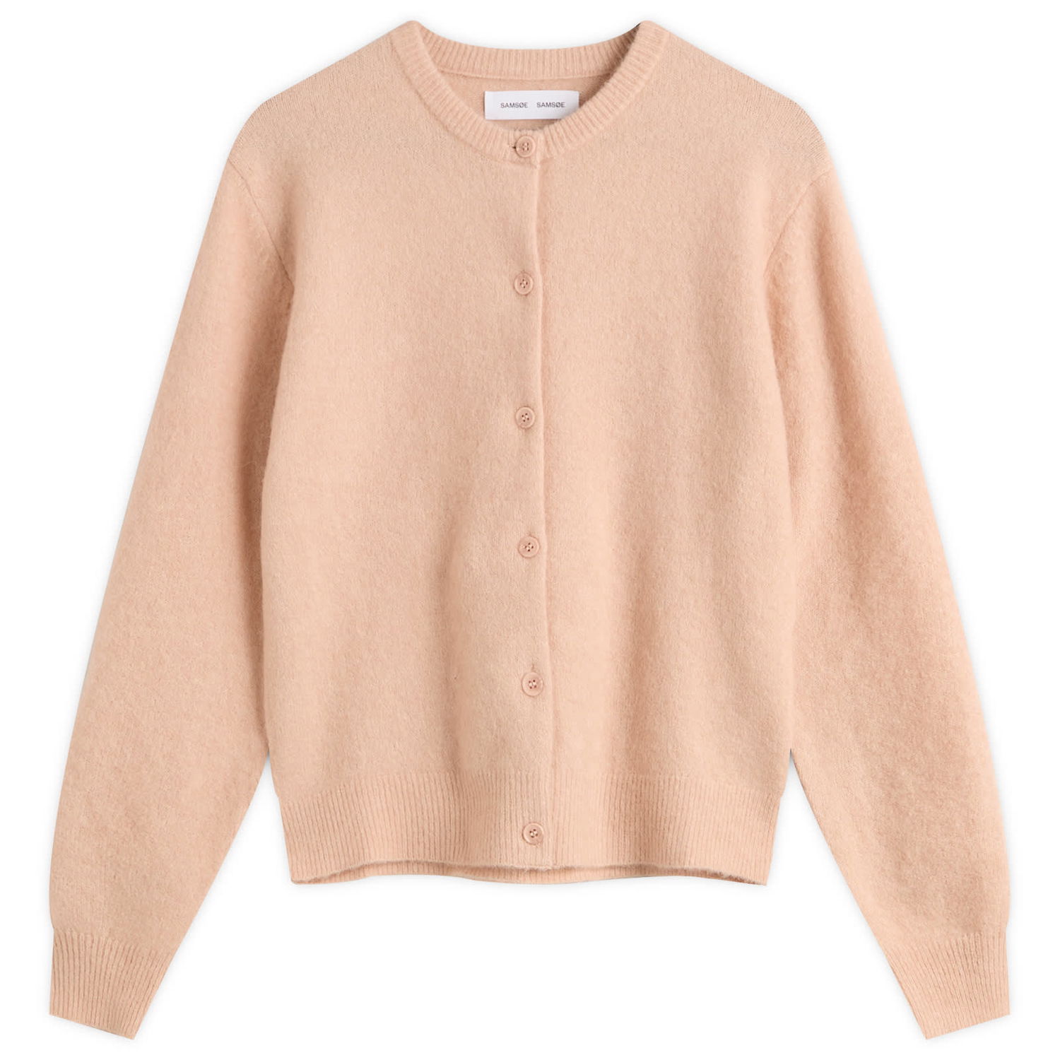Пуловер Samsoe Samsoe Samsoe Samsoe Nor Short Cardigan Бежово | F16422744-141310TCX, 0