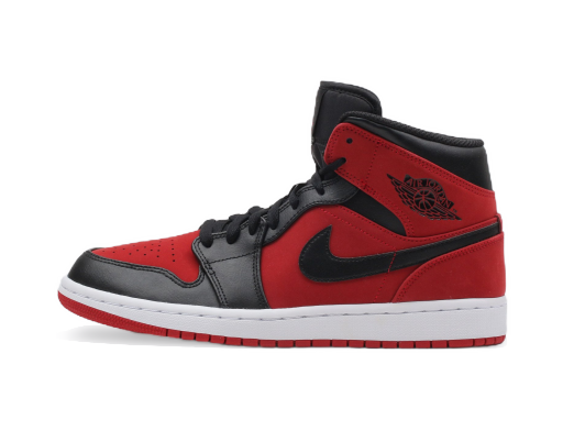 Лимитирано Издание Jordan Air Jordan 1 Mid "Reverse Banned" Червено | 554724-610