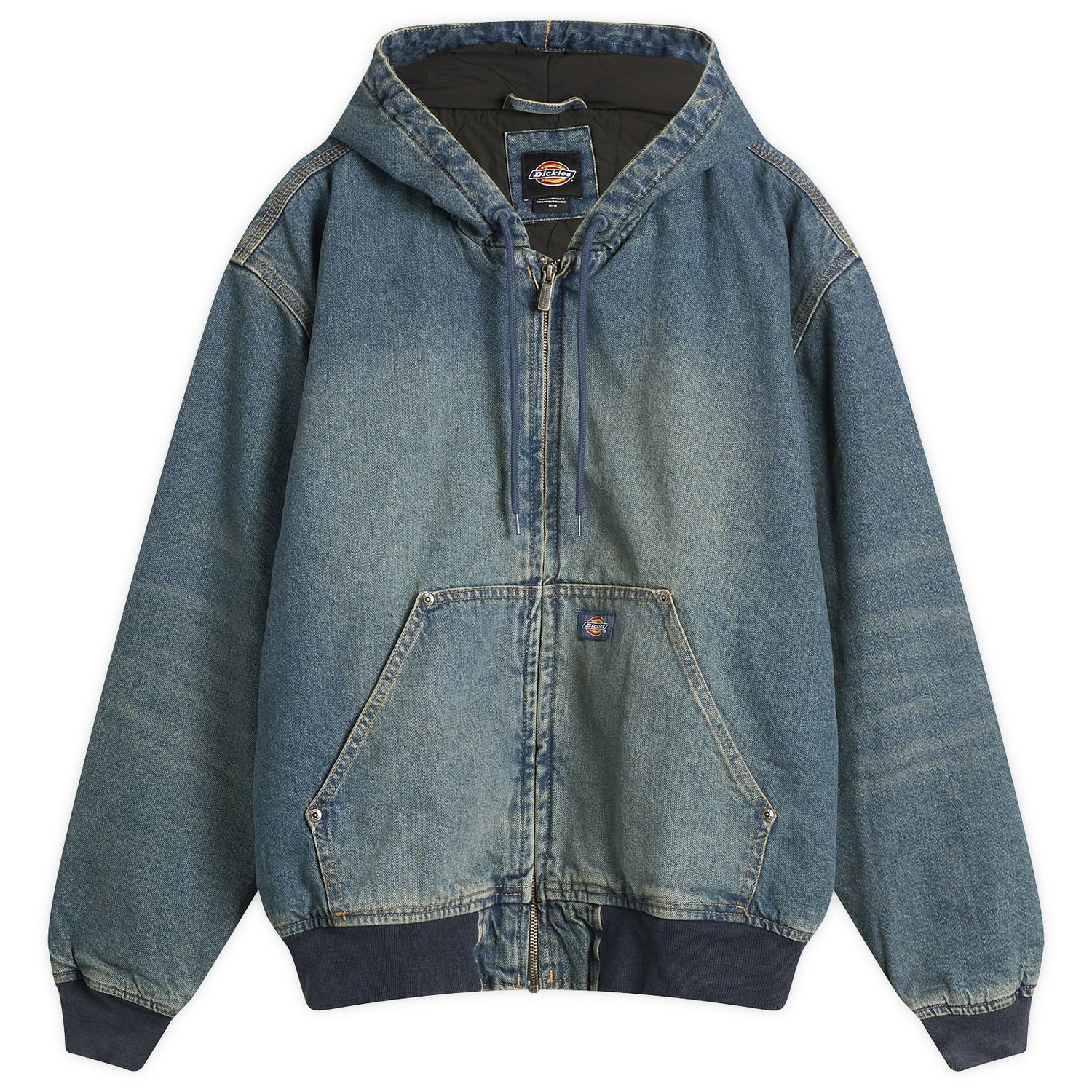 Яке Dickies Hilham Hooded Denim Jacket, Size Large Синьо | DK0A87OAL231, 0