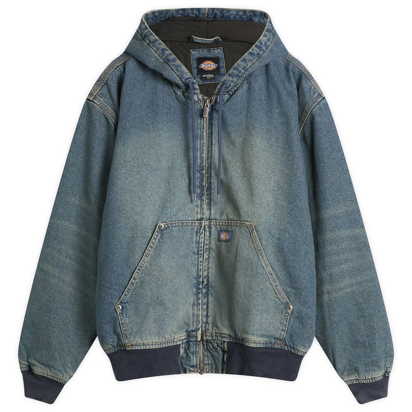 Яке Dickies Hilham Hooded Denim Jacket, Size Large Синьо | DK0A87OAL231