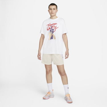 Тениска Nike Swoosh Fly T-Shirt Бяло | DR2595-100, 2
