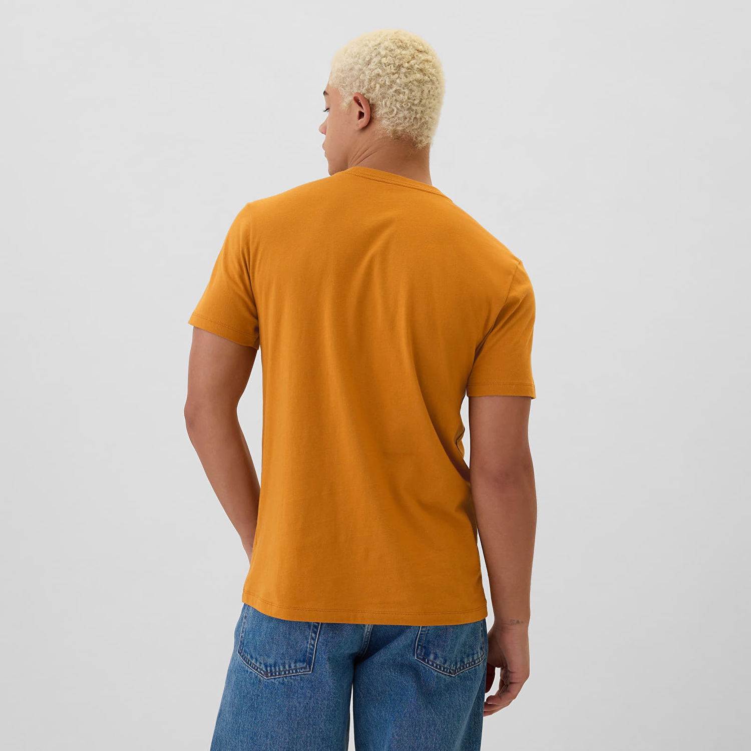 Тениска GAP T-shirt Logo Tee Tigers Eye S Оранжево
 | 542172-00, 1