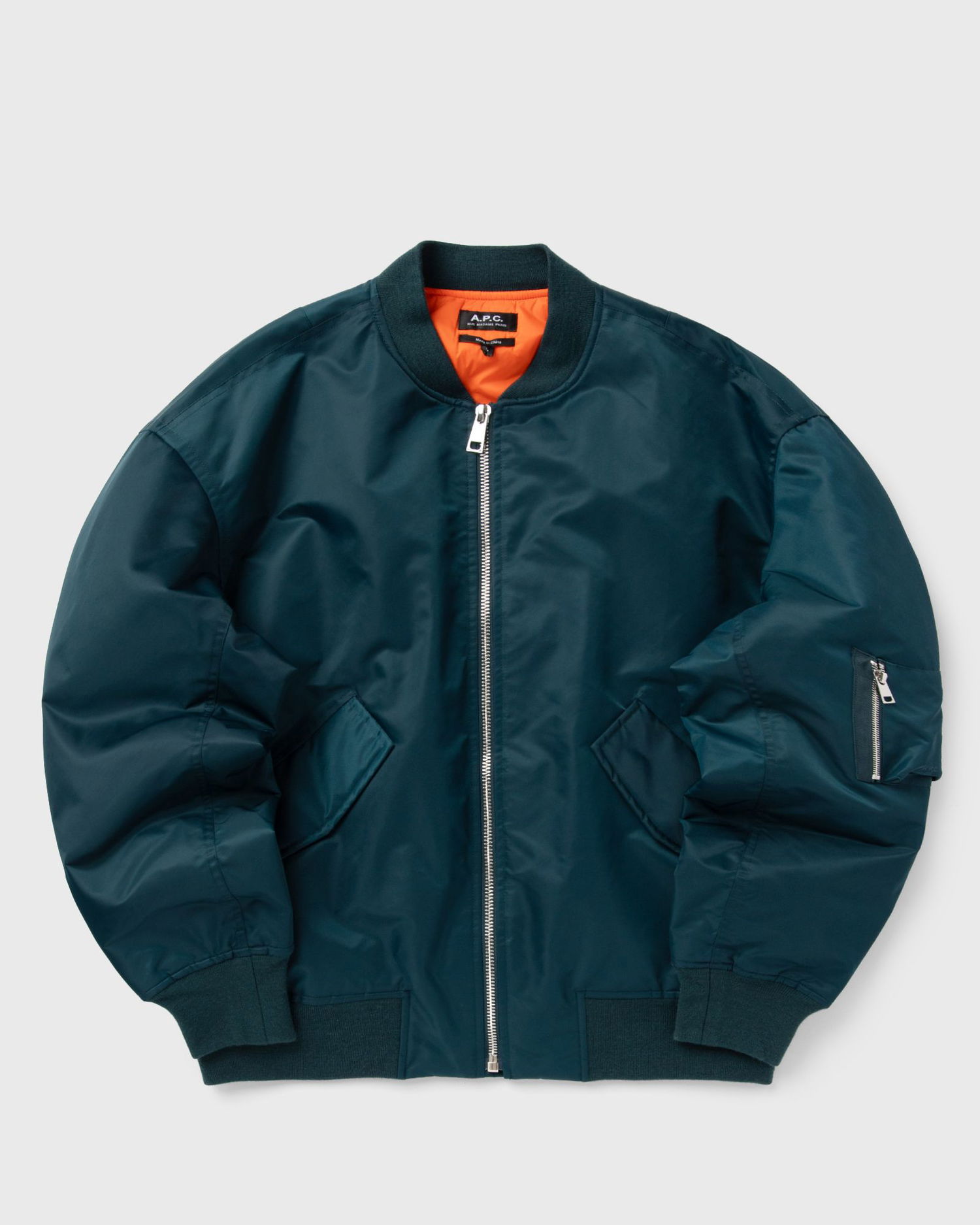 Яке бомбър A.P.C. Logan Bomber Jacket Тъмно синьо | PSAKL-H02998-IAQ, 0